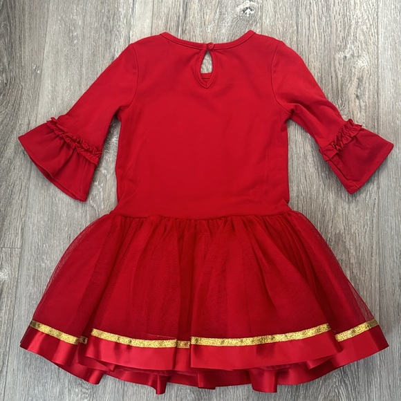 EUC Emily Rose Reindeer 3/4 Sleeve & Counting Daisies Santa Top w/Tulle Size 4 - Picture 13 of 13